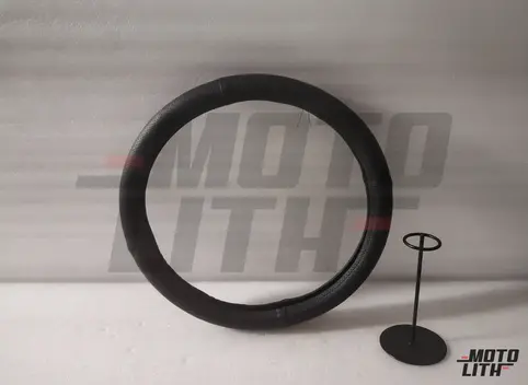 15 Inch - Universal Steering Wheel Cover (Black)