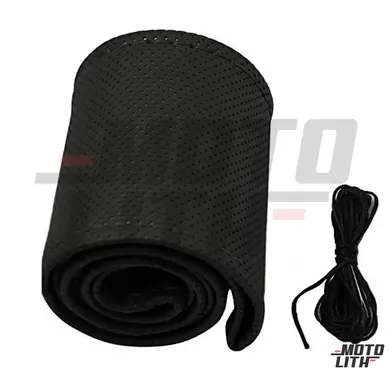 Universal Steering Cover Stitchable (Black)