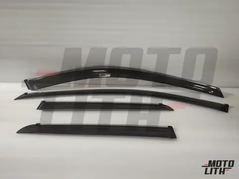 Door Visor Chrome Line