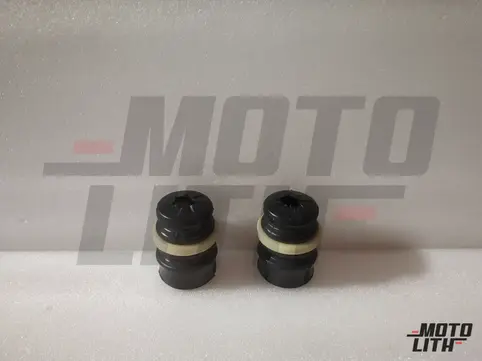 Rubber Rear Strut Bump Black (Set of 2)
