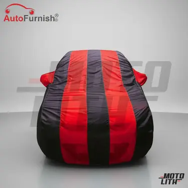 Stylish Red Stripe Car Body Cover