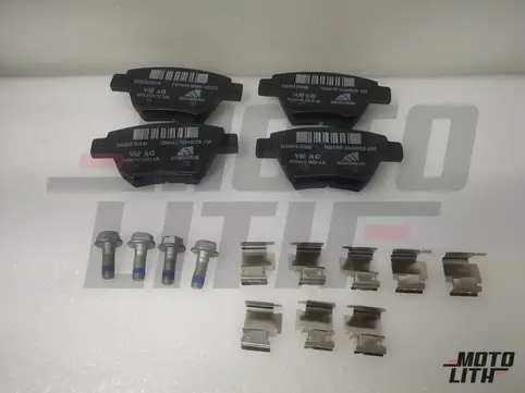 1 set of brake pads for discbrakes