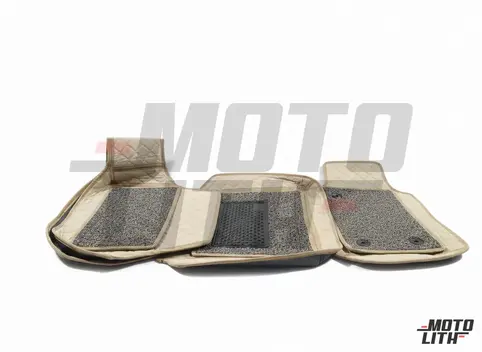 7D Car Floor Mats - Beige