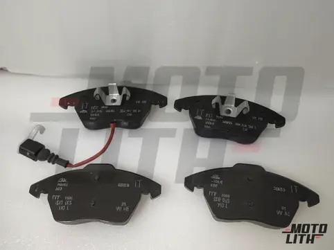 1 set: brake pads withwear indicator for discbrake
