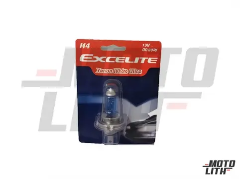 H4 Xenon White Halogen Bulb 12V 60/55W (Single Bulb)
