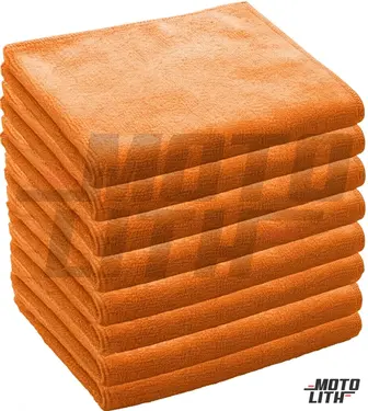 Car Cleaning Cloth (Pack of 8) 250 Gsm 30X40 cm