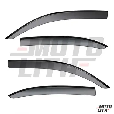 Door Visor Chrome Line