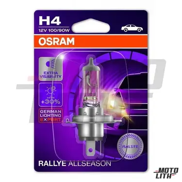 H4 Rallye All Season Bulb 12V 100/90W (Single Bulb)